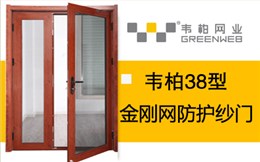 38型平開門防護紗窗